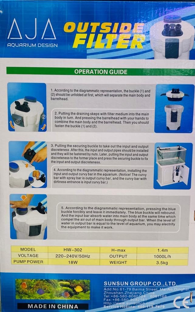AJA HW-302 Canister Filter