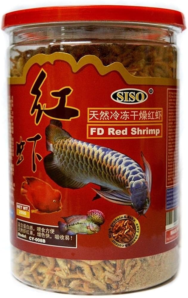 siso fd red shrimp fish food - 1100 ml