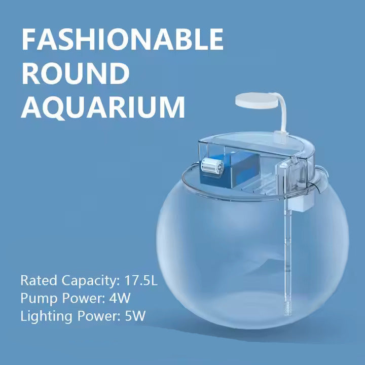 fashionable round aquarium