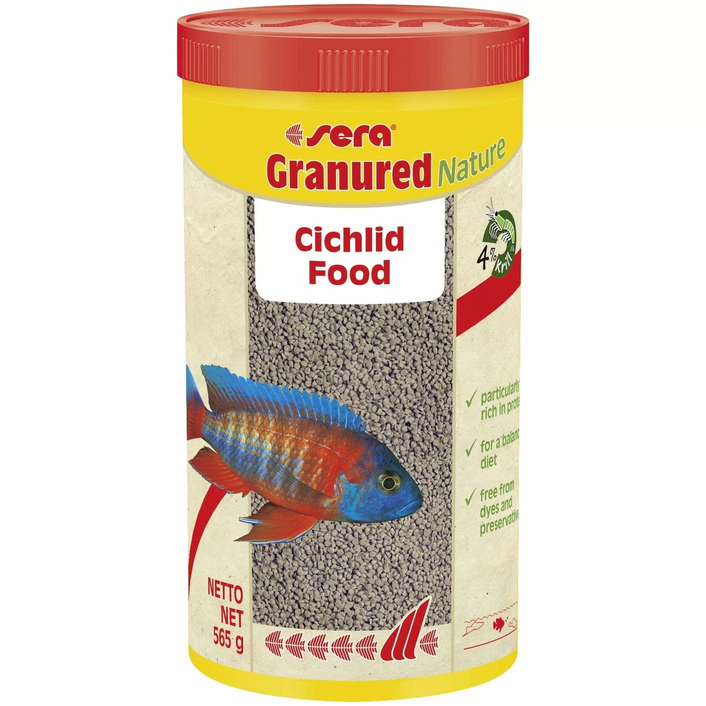 Sera Granured Nature Cichlid Food - 565g
