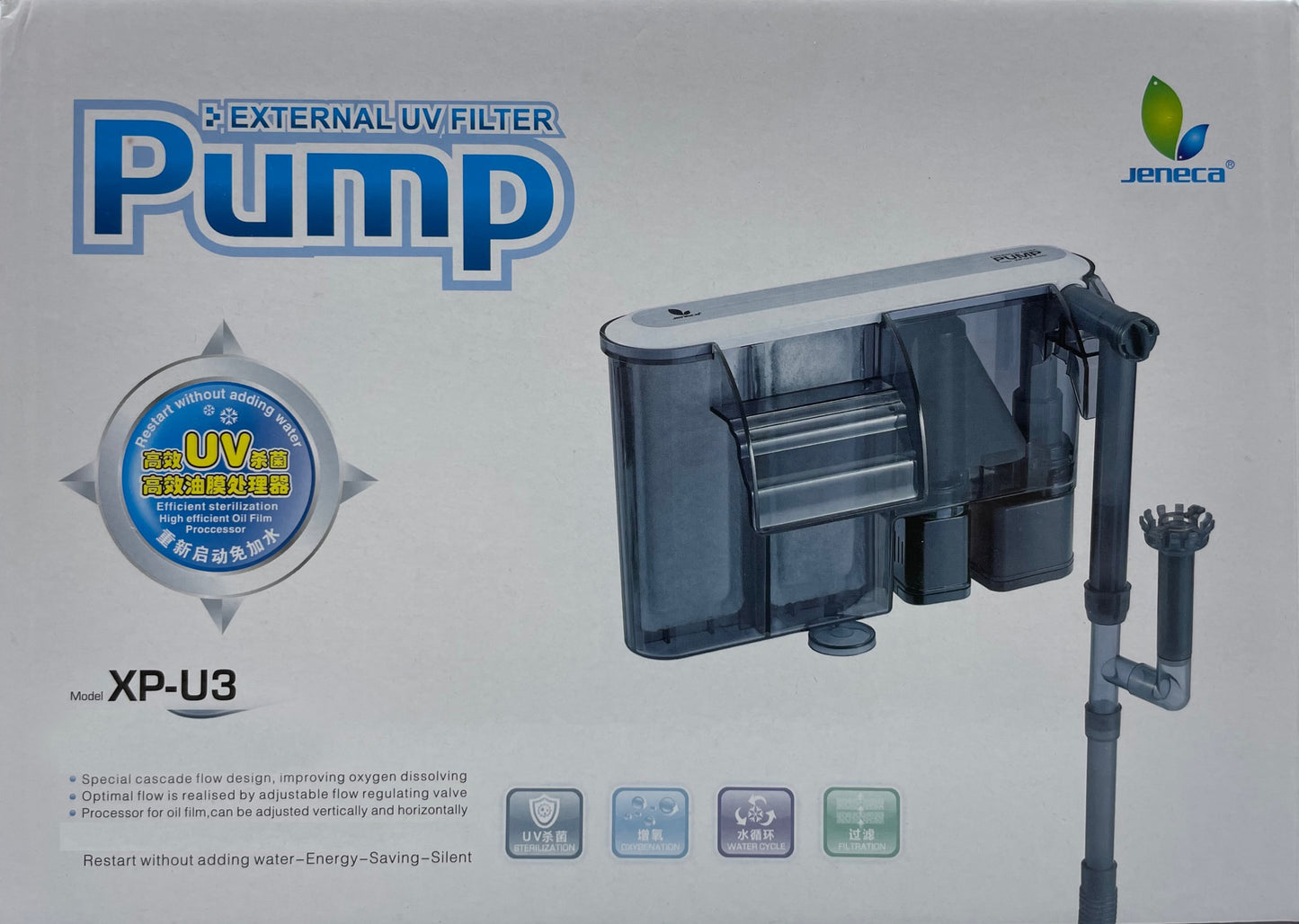 Jeneca external uv filter pump