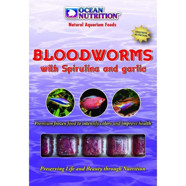 Blood worms with spirulina and garlic - 100g