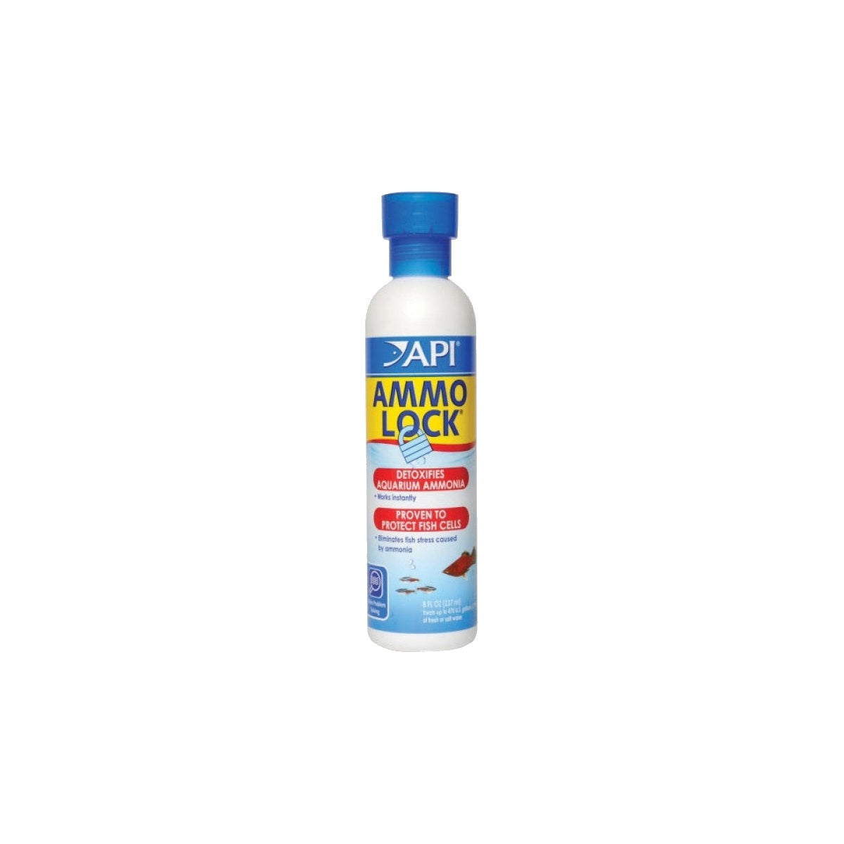 API Ammo-Lock Ammonia Detoxifier – 8 oz on a clean white background