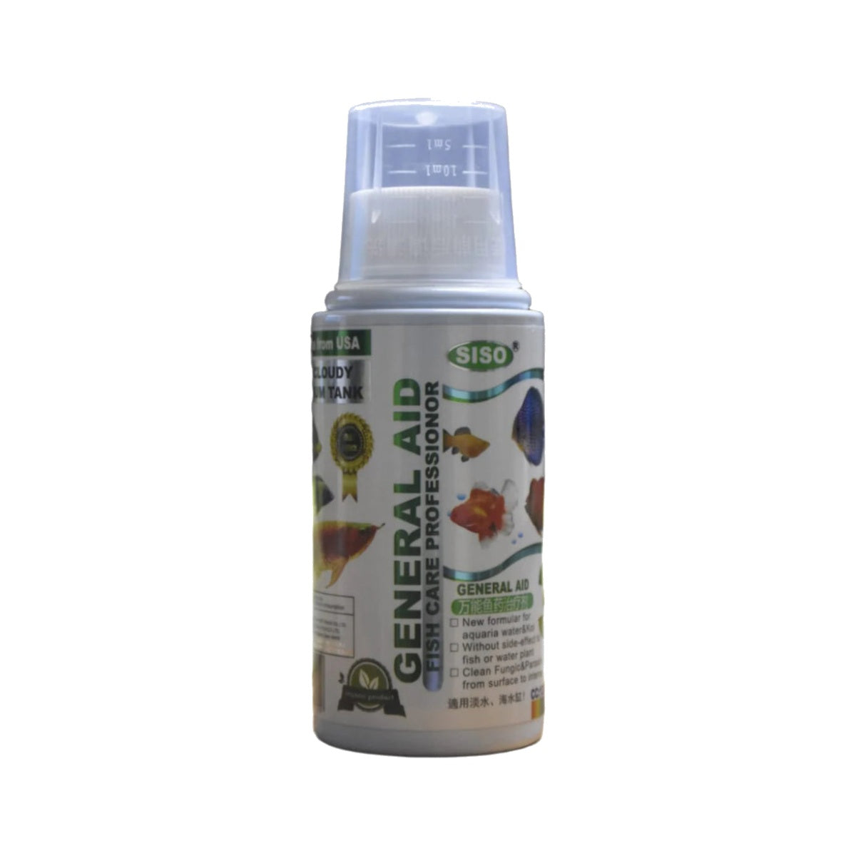 Siso General Aid Fish Care Professionor on a clean white background
