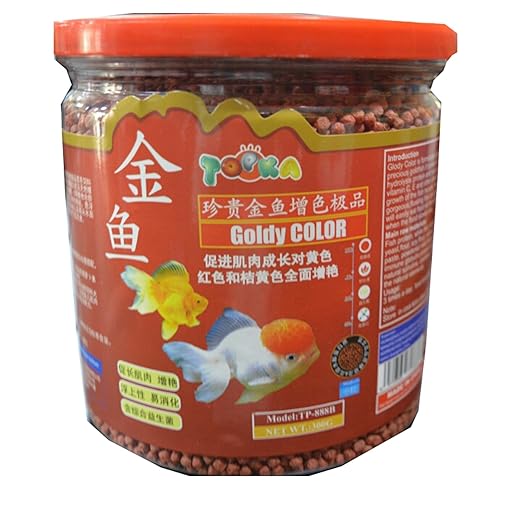 Topka goldy color fish food - 300g