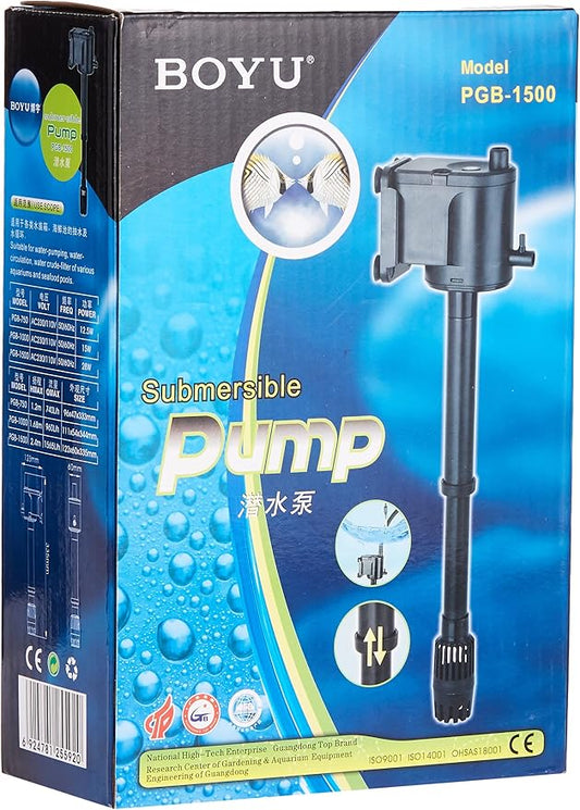 Boyu Submersible Filter Pump - pgb 1500