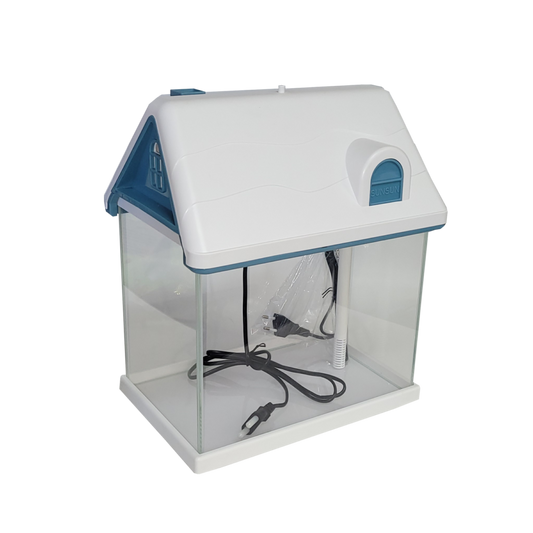 SunSun Nano Fish Tank in White