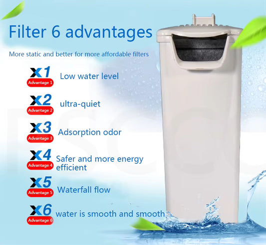 Low water filter