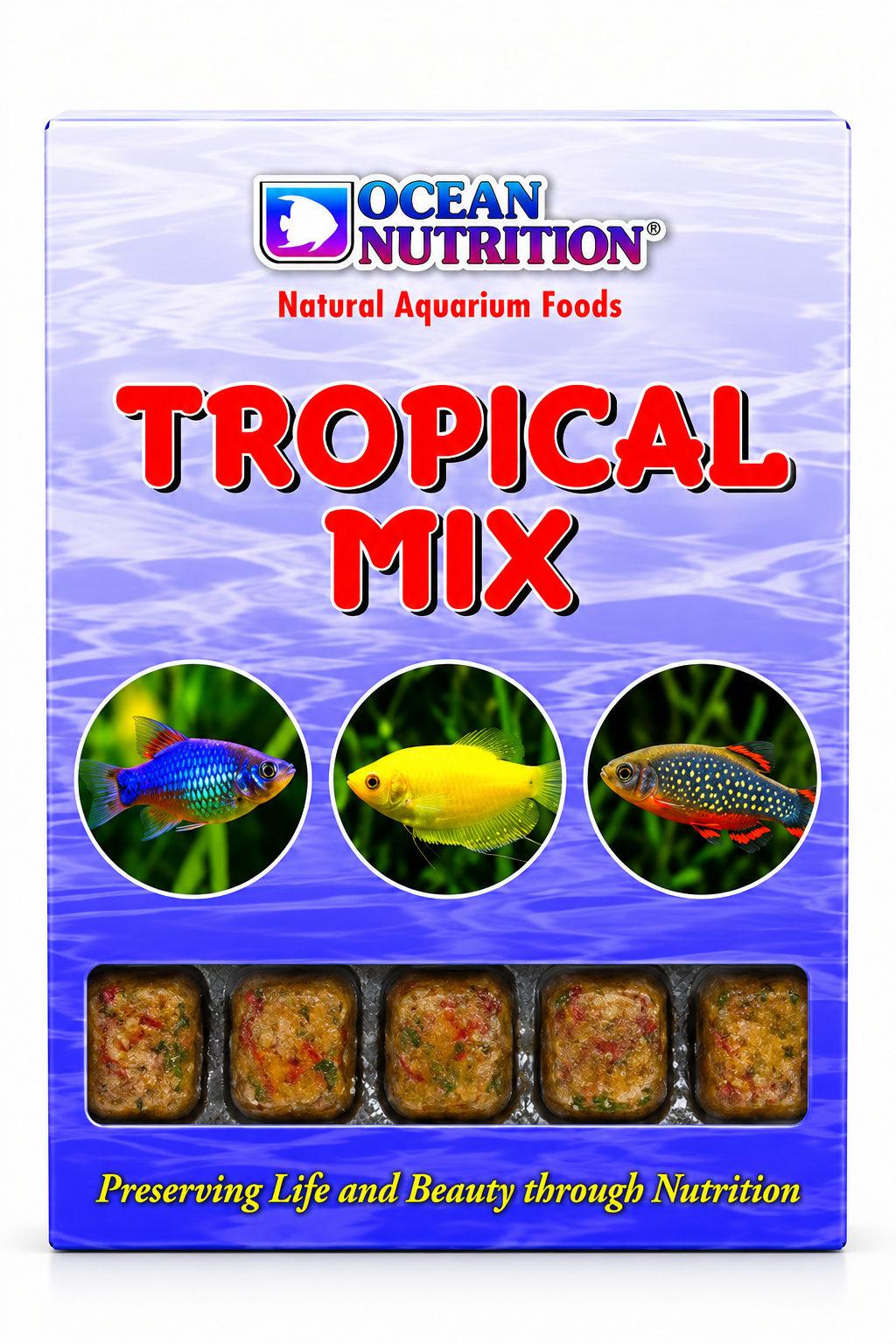 Ocean Nutrition Tropical Mix Food (Frozen) - 100g