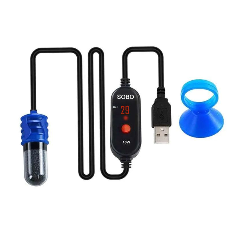 Sobo usb aquarium mini heater - 15 W – Ajman Aquarium