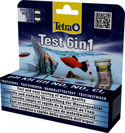 Tetra Test 6 in 1 - 25 strips