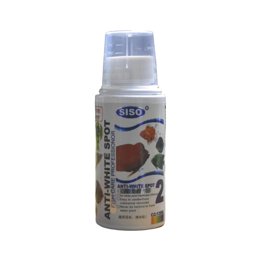 Siso Anti-White Spot Fish Care Professionor on a clean white background