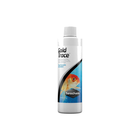Gold Trace on a clean white background