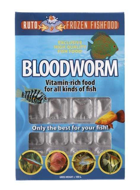 Ruto - Frozen Bloodworms Blister - 100g